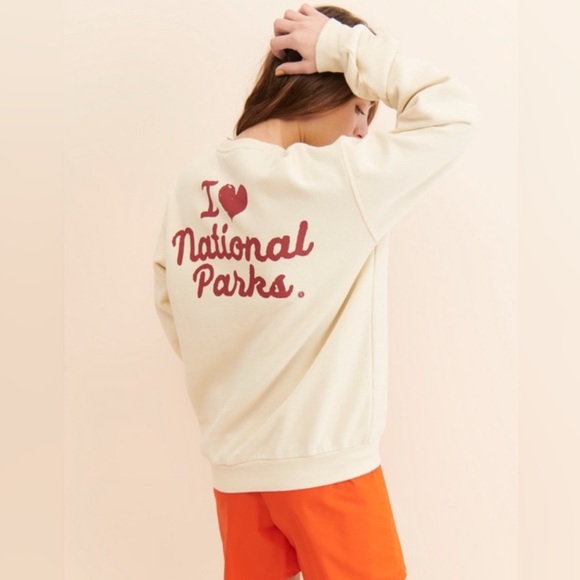 Parks Project Tops - I Heart National Parks crew neck sweatshirt